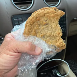 Phenomenal oatmeal chock chip cookies...and boiled peanuts (Cajun and plain)