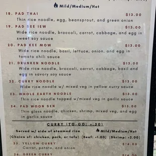 2022 Updated Menu