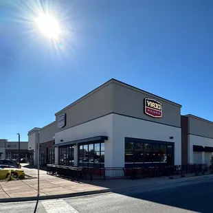 At the north end of the group of stores that include Corvus Coffee and First Watch