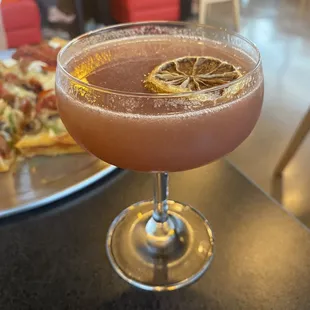 Something w champagne.