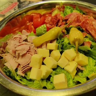 Antipasto salad with housemade dressing