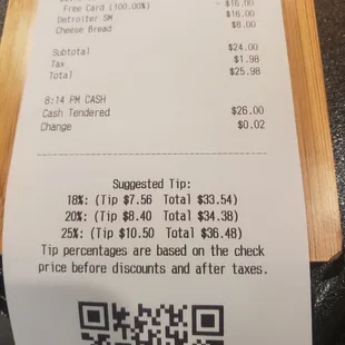Tip math does not make sense..watch your tips.
