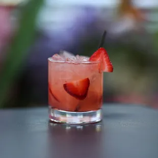 Strawberry Caipirinha at Via Brasil Steakhouse