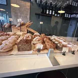 A variety of Home Made Baked Goods @ Via Cannuccia. Voted in 2024 as One of the 25 Best Restaurants in Boston by The NY Times.