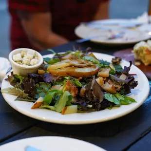 Roasted Pear, Gorgonzola and Walnut Salad