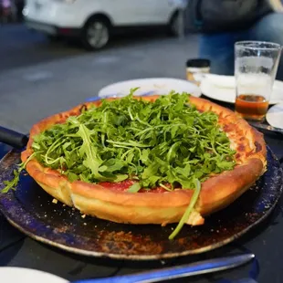 Prosciutto and Arugula Whole Pie
