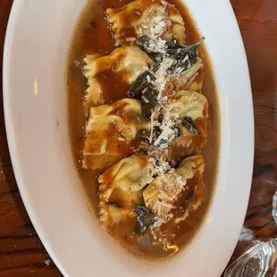 Beef short rib ravioli