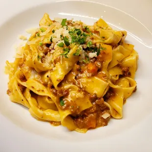 Tagliatelle with Emilian Meat Sauce