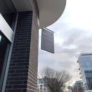 Signage outside