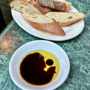 COMPLIMENTARY....fresh baked artisan bread &amp; dipping sauce.