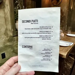 DINNER MENU. Via Della Pace in New York, NY is featured on my international website at classicbitesandbrews.com