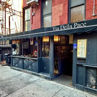 FRONT. Via Della Pace in New York, NY is featured on my international website at classicbitesandbrews.com