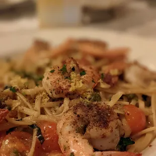 Linguine alla gamberoni