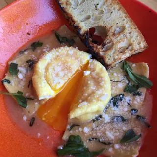 Egg Yolk Raviolo