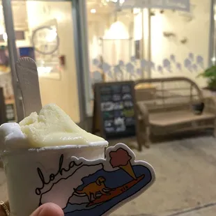 Pineapple and haupia!