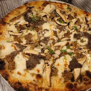 Mushroom turfuella (?). Our favorite. Has sausages