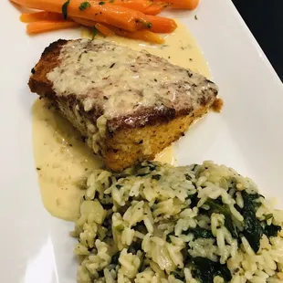 Djon herb crusted Salmon