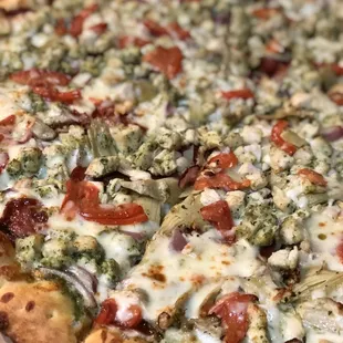 Founders special substituted mushroom for pepperoni