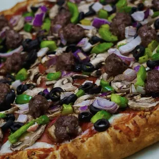 Via Mia supreme pizza
