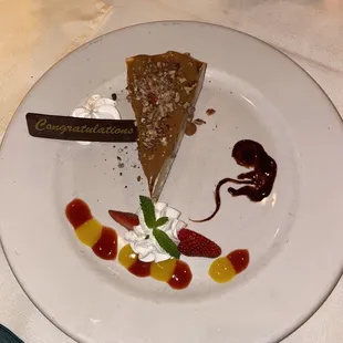 Complimentary dessert