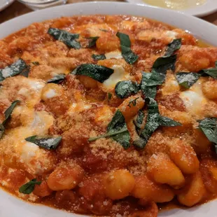 Gnocchi with tomato sauce