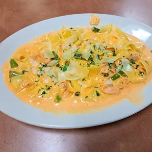 Pappardelle Creamy Smoked Salmon is a Valentine's Day 2023 special.