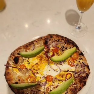 Avocado "Toast" Pizza