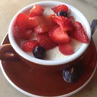 Panna Cotta with Fresh Berries