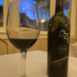 The least expensive Zinfandel was very good.