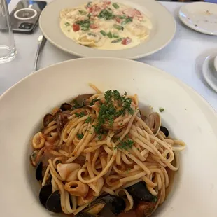 Seafood pasta