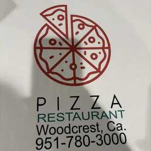 Extra large box for calzone which was separated maybe thrown in the box?!?