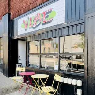 Front entrance to restaurant