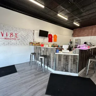 Interior of restaurant