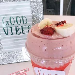 strawberry banana smoothie
