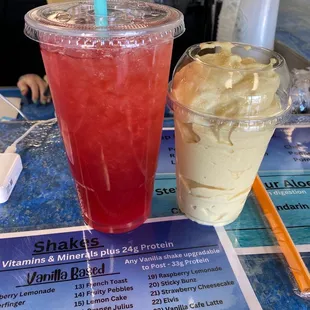 Orange Julius , gummy bear tea