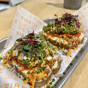 Everything But The Bagel Avocado Toast on GF Sourdough