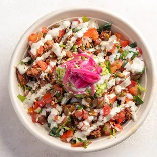 a bowl of salad