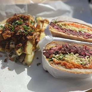 Buddha Burger w/ Vibe Fries