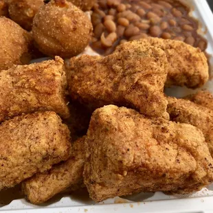 Fried Salmon Bites