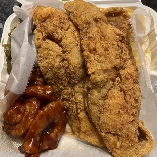 Peach Hennessy Wings