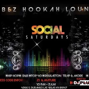 Every Saturday - text 702-800-0148 for reservations