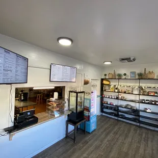 Inside where you order