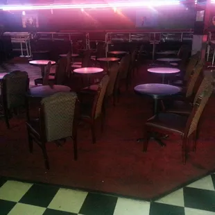 Tables For 2 People Near Dance Floor.