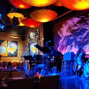 The stage