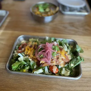 Blackened catfish salad