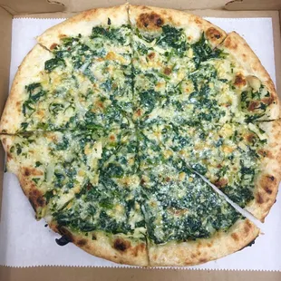 Chicken Florentine Pizza