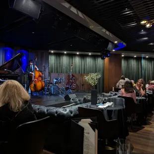 Dining room with stage