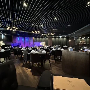 Dining area  Sitting from the booth the the far right