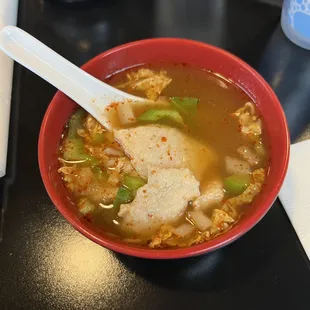 Tom yum soup