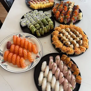 sashimi, sushi, food, sushi and sashimi